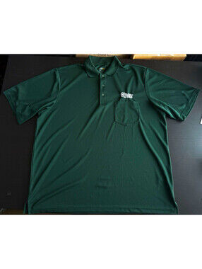 O'Reilly Auto Parts Core365 Men's 2XL Green Golf Polo Shirt Lightweight Stretch